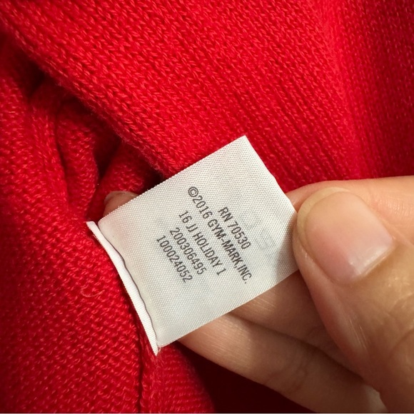 Janie and Jack Red Knit Cardigan Top Size 10 - Picture 6 of 7